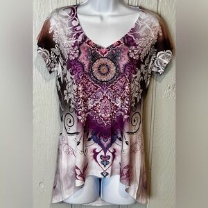 Dressbarn Petite Floral Blouse - FINAL PRICE